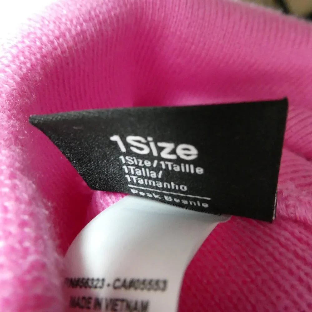 Nike Pink Peak Futura Beanie HF0186-675 One‎ Size Adult Unisex Cuffed Knit Hat